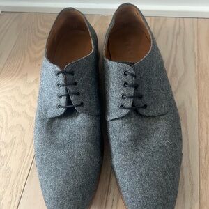 Taft Gray Wool Men's Derby Dress shoes